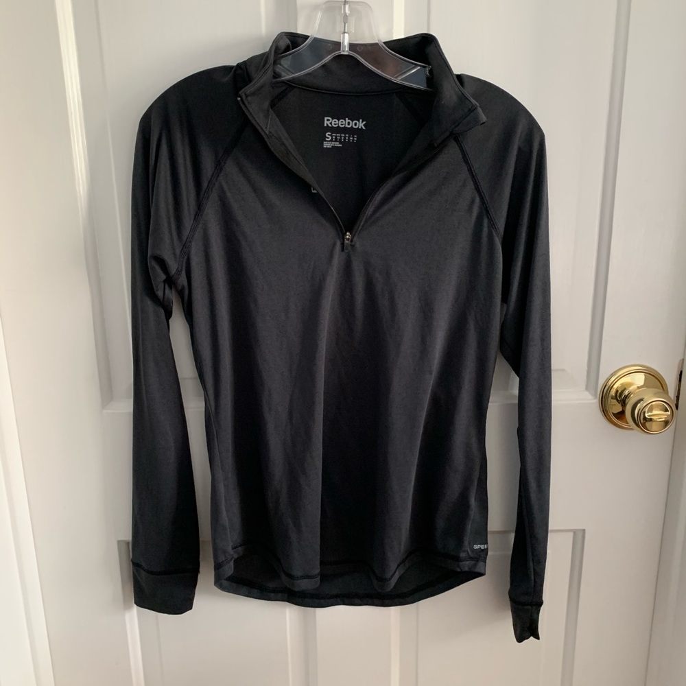Rebok charcoal quarter zip